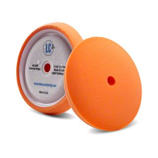 Image sur Tampon rotatif en mousse plate à bords incurvés Lake Country pour découpe légère - 7 1/2 po, orange