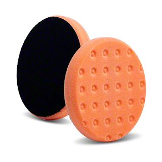 Image sur Tampon de polissage en mousse Lake Country Cutback DA, coupe légère – 5 1/2", orange