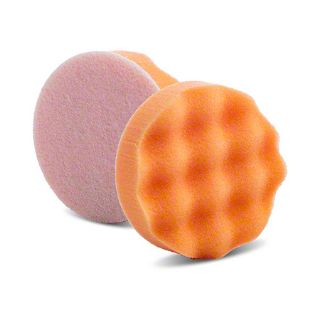 Image sur Tampon gaufré coupe intense Lake Country Waffle Pro – 3 1/4", orange