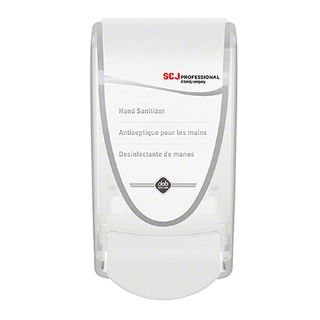 Image sur Distributeur de désinfectant pour les mains SCJP - 1 L, blanc