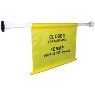 Image sur Poteau de sécurité « Fermé pour nettoyage »