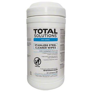 Image sur Lingettes nettoyantes pour acier inoxydable Athea® Total Solutions® - Bidon de 40 lingettes