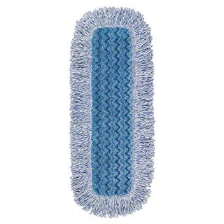 Image sur Tampon humide en microfibre à haute absorption Rubbermaid® HYGEN™ – 18", Bleu