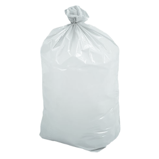 Image sur Sac poubelle Roberts Plastics - 20 x 22, standard, blanc